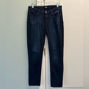 PAIGE Dark Wash Skyline Skinny Jeans, Size 29